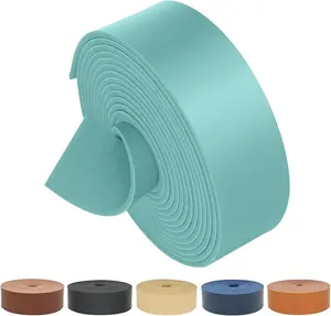 Faux Leather Strap 1 Inch Wide 90 Inches Long Leather Strip, Soft Leather for DIY Craft Projects, Leather Belt Strips, Hobby Workshop