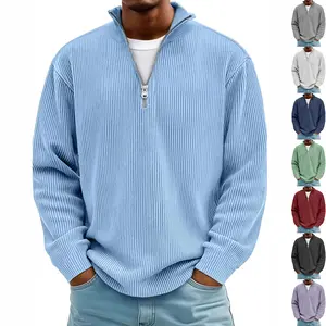 Men's Zip-Up Polo Sweatshirt Men's Zip-Up Polo Sweatshirt