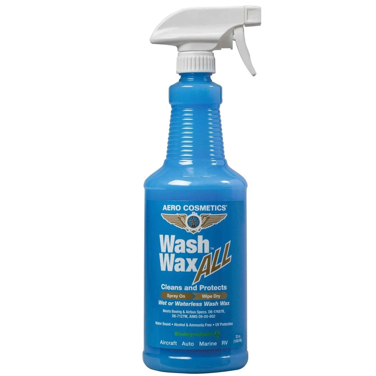AERO COSMETICS Wash Wax ALL 32 Fl. oz - Waterless Wash Cleaner and ProtectantER