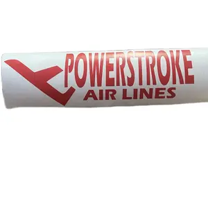 Power stroke airlines sticker