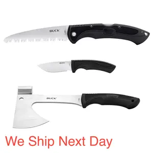 Buck Knives Camp Kit - Complete Set of Essential Tools for Camping, Hiking, and Outdoor Activities