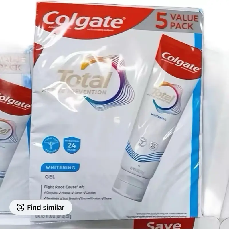 Colgate Total Whitening Toothpaste 6 oz 5 Value Pack for Brighter Smiles