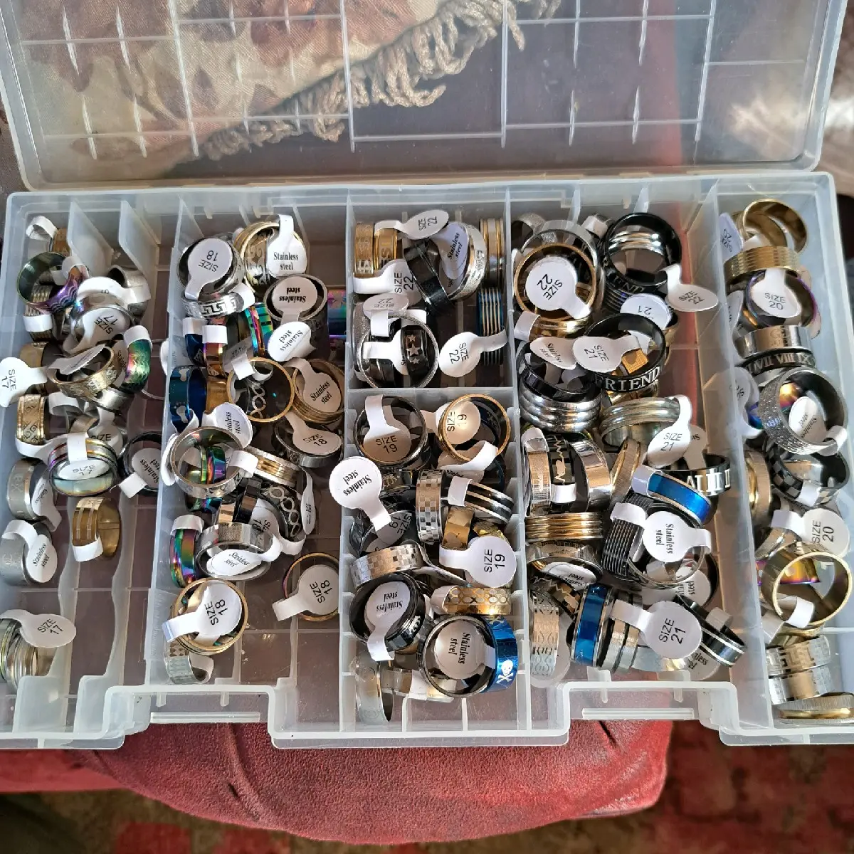 assorted rings