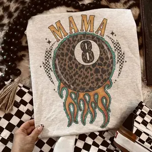 Leopard & Stones Mama Flamin’ 8 Ball shirt, Vintage crewneck sweatshirts, Western outfit women, Cowgirl outfits, Western clothing stuff tops, Country concert outfits, Western style clothes