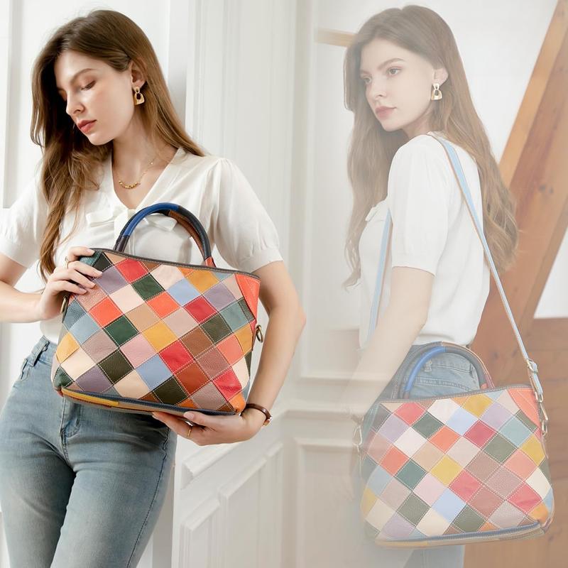 Handbags Colorful Purses for Women Crossbody Bag Multi-color Tote Purse Designer Hobo  Bag