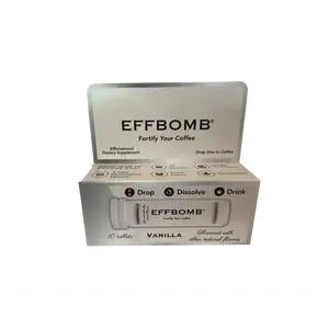 Efffbomb, Vanilla Fortified Coffee Tablet, Morning Energy Support, High Bioavailability Nutrients, 1 Pack (Net Wt. 30g) Beverage