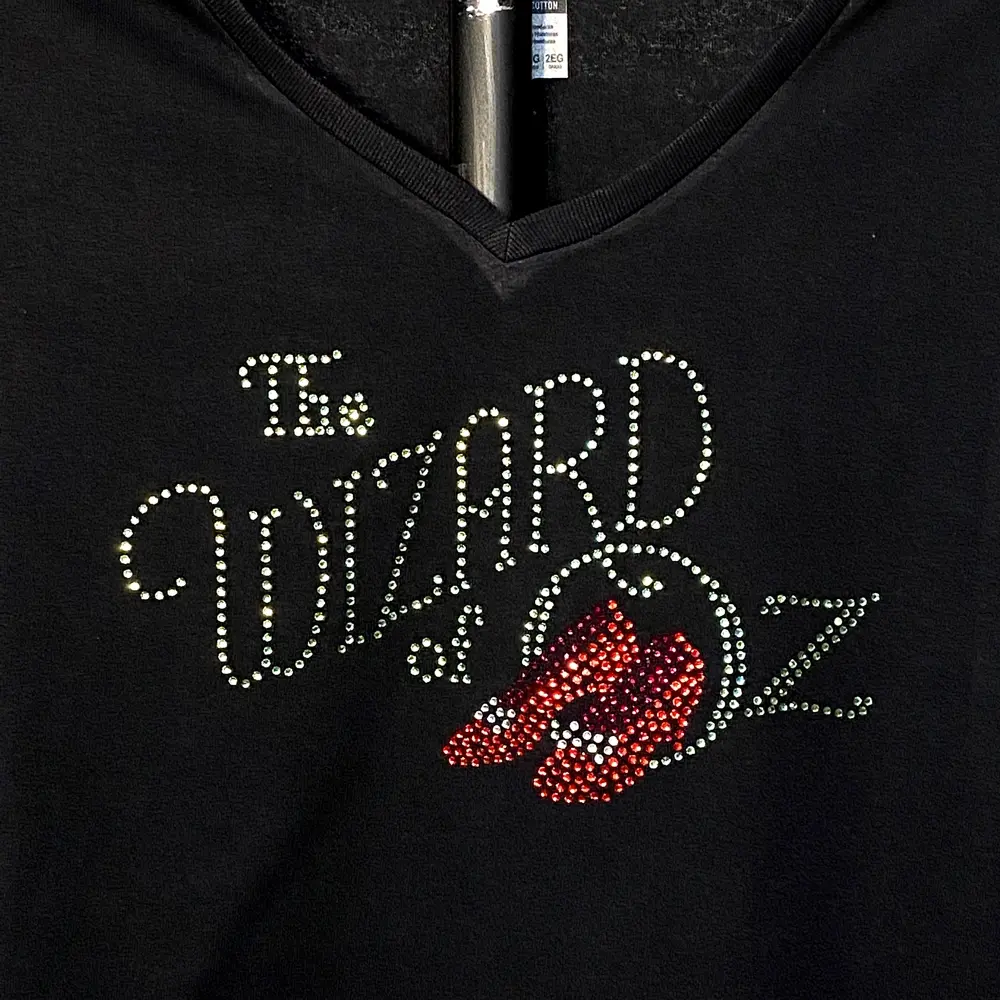 Rhinestone "Wizard of Oz" T-shirt by Fat Cats Design