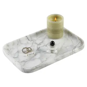 Rectangular Serving Tray - Marble (Arabescato)