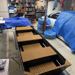 VEVOR Boat Flooring, Various specifications, EVA Foam Boat Decking, Non-Slip Self-Adhesive Flooring, Rolls of Marine Carpet for Boats, Yacht, Pontoon, Kayak Decking