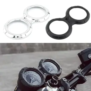 Motorcycle Dashboard Gauge Pod Frame Cover Trim, Motorcycle Instrument Panel Cover, Universal Motorcycle Accessories for Triumph Bonneville T120 T100 Thruxton