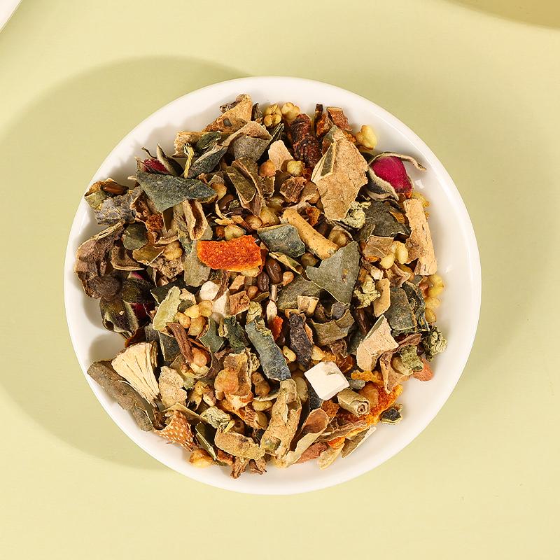 Kanglai Herbal Tea Bags - 10-Herb Natural Plant Blend for Light & Clean After Meals - Caffeine-Free & Easy to Enjoy - 75g Pack