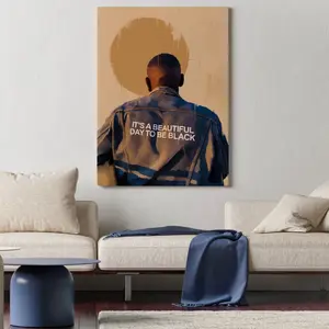 Black art, African american art, black man on canvas , african art, black lives matter, Black man art, BLM