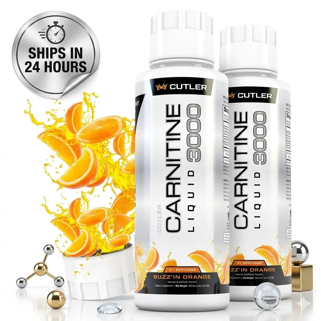 Cutler Nutrition Liquid Carnitine 3000 Value Twin Pack | Gym & Workout | Ships in 24 Hours
