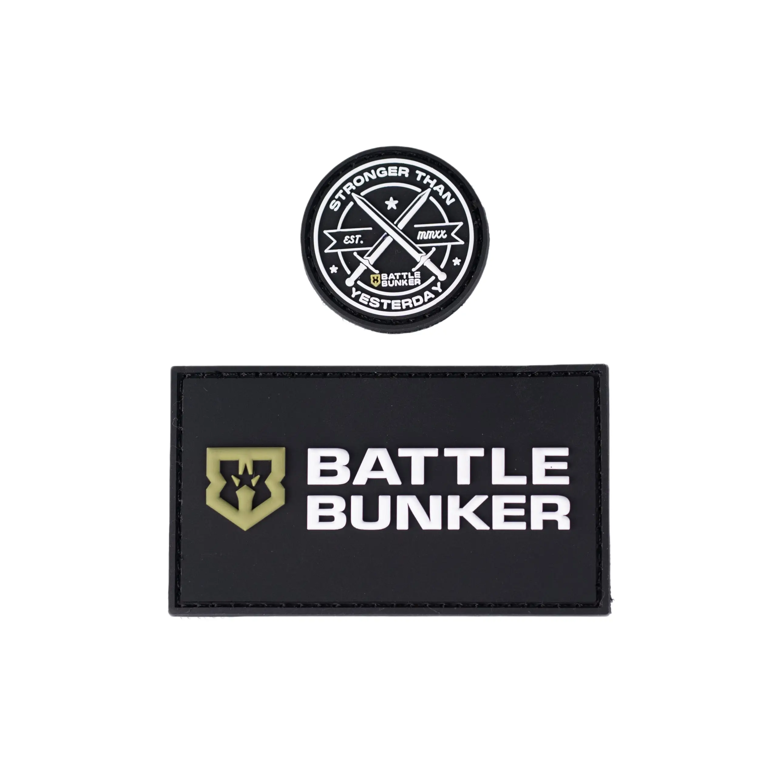 Battle Bunker Patches Pack (2 pcs) - Original Logo and STY Patch