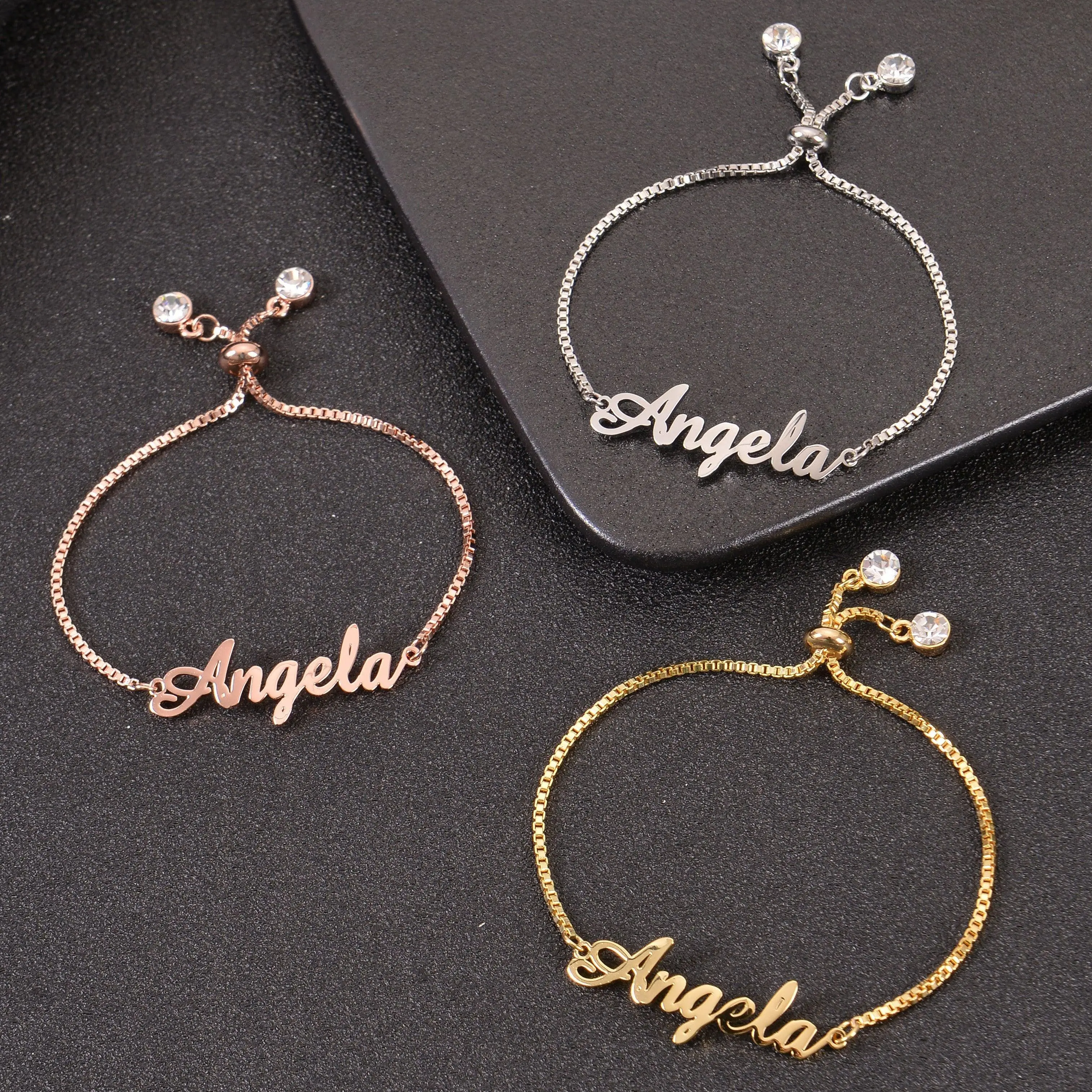 Personalized Name Adjustable Bracelets