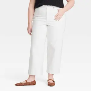 Women's Highest-Rise Straight Ankle Cuffed Jeans - Universal Thread