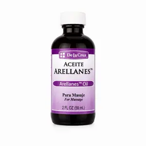 De La Cruz Aceite Arellanes Massage Oil 2oz – Rosemary & Cotton Seed Oil Blend for Skin Care and Relaxing Body Massage