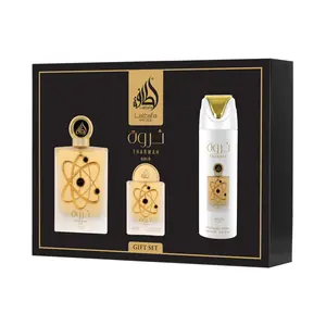 Lattafa Pride Tharwah Gold Gift Set 3pcs