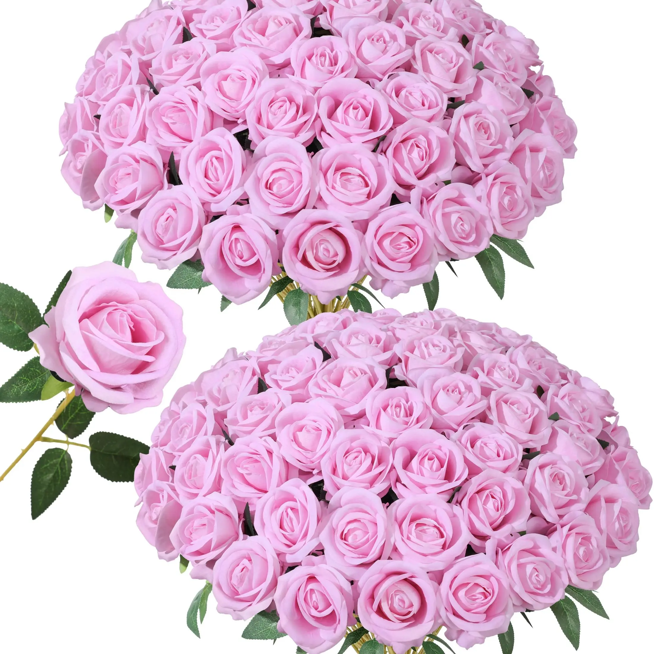 25pcs Rose Artificial Flower, Decorative Fake Roses with Stems, Realistic  Silk Roses for DIY Weddings, Table Centerpieces, Gifts, Artificial Flower  Arrangements, Artificial Rose Bouquet - TikTok Shop