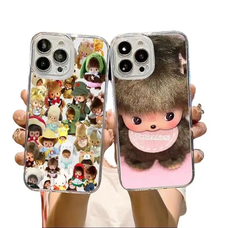 Cute M-Monchhichi Phone Case,Creative For iPhone 17 16 15 14 13 12 11 Pro  Max Plus Air Fan's Phone Case Cover  A Fantastic Halloween Gift! Get Ready  to Celebrate in Style! - TikTok Shop