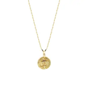 Evil Eye Necklace with Anchor | Protection necklace, Evil Eye Charm, Evil Eye Pendant, Gold Filled Jewelry
