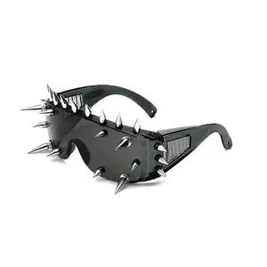 Wicked Silk Goth Emo Punk Cyberpunk Spiked Sun Glasses Shades