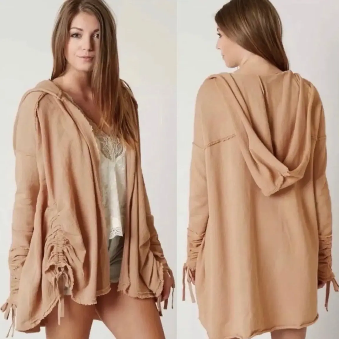 Free People Womens Get Your Gauze Cardi Jacket $128 S