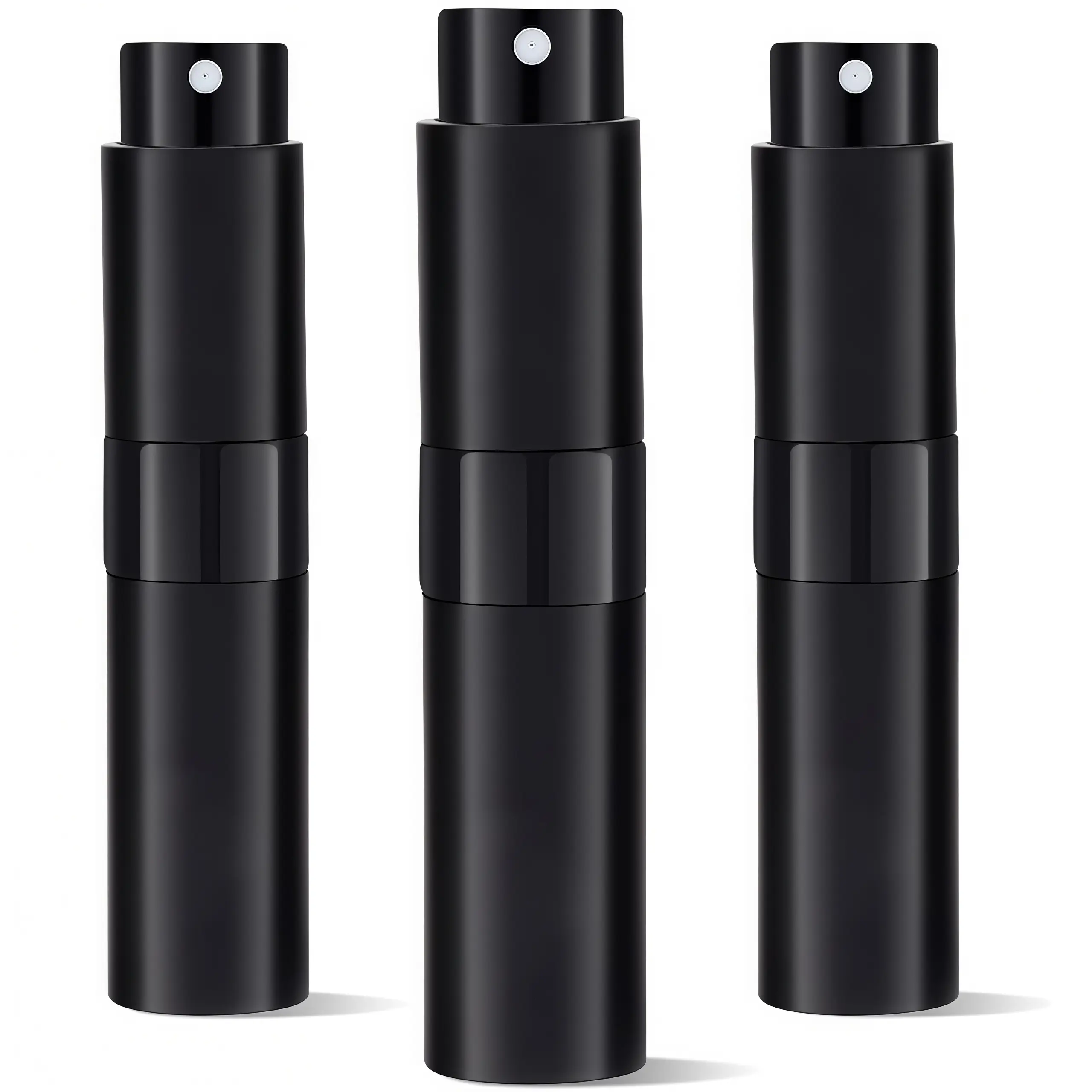 LMMAKE 3PCS 8ml Refillable Perfume Spray Bottles Leak Proof Portable Fine Mist Nozzle Easy Fragrance Transfer Perfect for Travel Gym Carry On Luggage Great for Frequent Travelers and Professionals