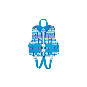 Speedo Aquaprene Kids' Life Jacket Vest Type III US Coast Guard Approved for 33-55 lbs Swimming Beach Safety