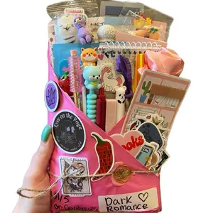 Blind Date With A Book (Dark or Spicy) Personalized Bookish Gifts with EXTRA Goodies, Stickers, Pen, Scrunchie & More Ideal for Book Lovers Handmade Crafts