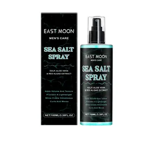 Men's Sea Salt Texturizing Hair Spray, Texture Spray, Long Lasting Hold Haircare Hair Styling Gel Spray, Moisturizing Hair Care & Styling Product for Men, Aloe Vera