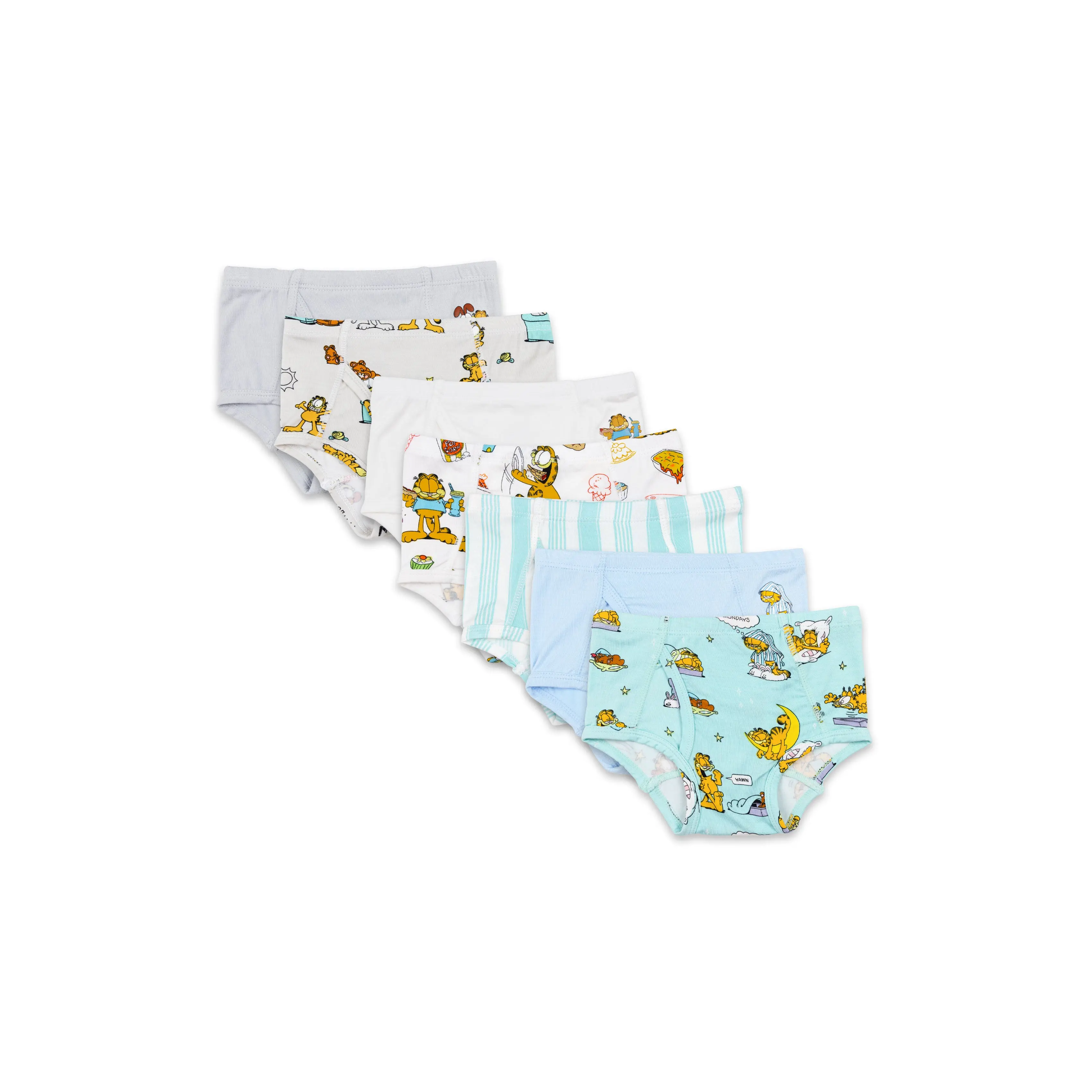 Bellabu Bear Garfield Bamboo Boy's Underwear 7-Pack