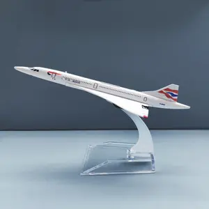 Britain Themed Metal Diecast Airplane Model with Stand, Model Aircraft, Mini Jet Collection for Aviation Fans, Perfect Birthday Gift & Souvenir