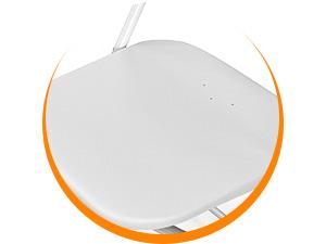 VINGLI 4/6/10 Pack White/black Plastic Folding Chair, Indoor Outdoor Portable Stackable Commercial Seat with Steel Frame 350lb. Capacity for Events Office Wedding Party Picnic Kitchen Dining