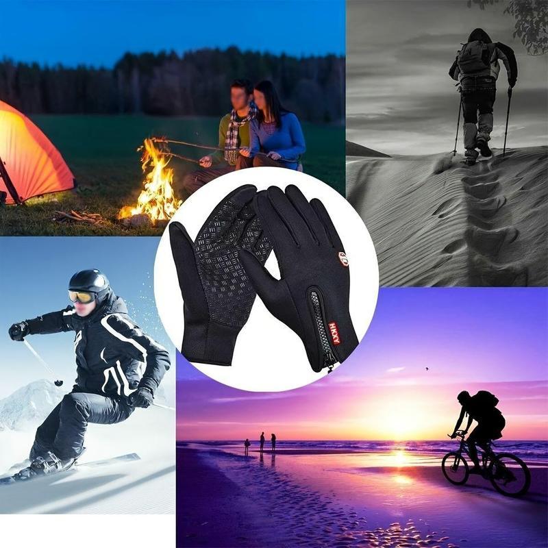 Outdoor Winter Gloves, Touchscreen and Windproof Full-Finger Gloves for Sports, Travel, and Daily Activities Outdoor Winter Gloves, Touchscreen and Windproof Full-Finger Gloves for Sports, Travel, and Daily Activities