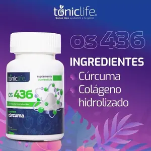 0S436 – Collagen, Spirulina & Turmeric Supplement for Bones, Joints & Nervous System | Tonic Life