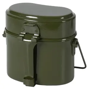 GKR Foldable Aluminum German-Style Single-Soldier Lunch Box Outdoor Camping Portable Cookware Field 79-Type Multi-Functional Hanging Pot Cooking