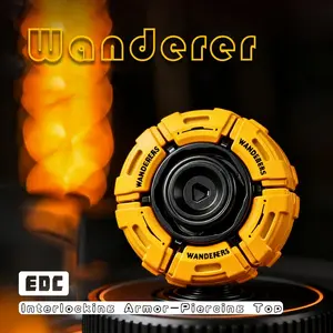 Metal Fidget Spinner for Adults, Spin-Activated Transformation Spinner, Cool Fidget Toy, DIY Toy, Office Fidget Toy