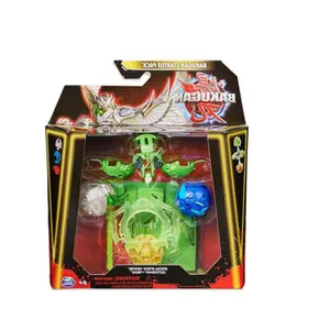Spinning Action Figures and Trading Cards Starter 3-Pack, Special Attack Ventri, Octogan and Trox, Customizable