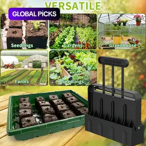 Effortless Soil Block Maker, Plant Care Tool, Gardening Seedling Soil Block Care Tool, Garden Home Yard Planting Transplant Digging Tool, Garden Supplies #GLOBAL PICKS