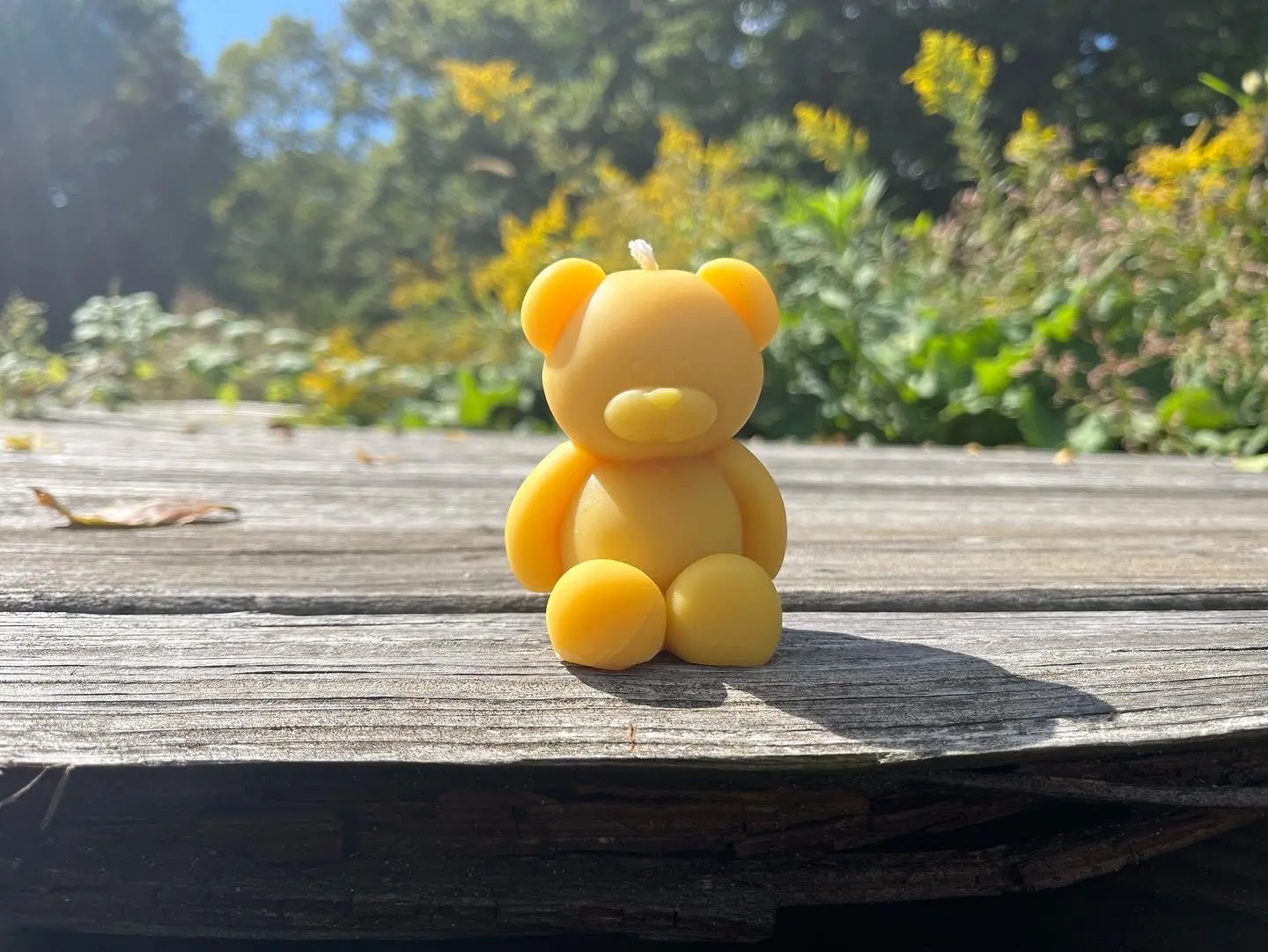 Cuddle Bear Animal-Shaped Beeswax Candle Mold, Wax Candle Making Tool for Room Decor, Decorative & Ambiance Uses, Decorative Candles