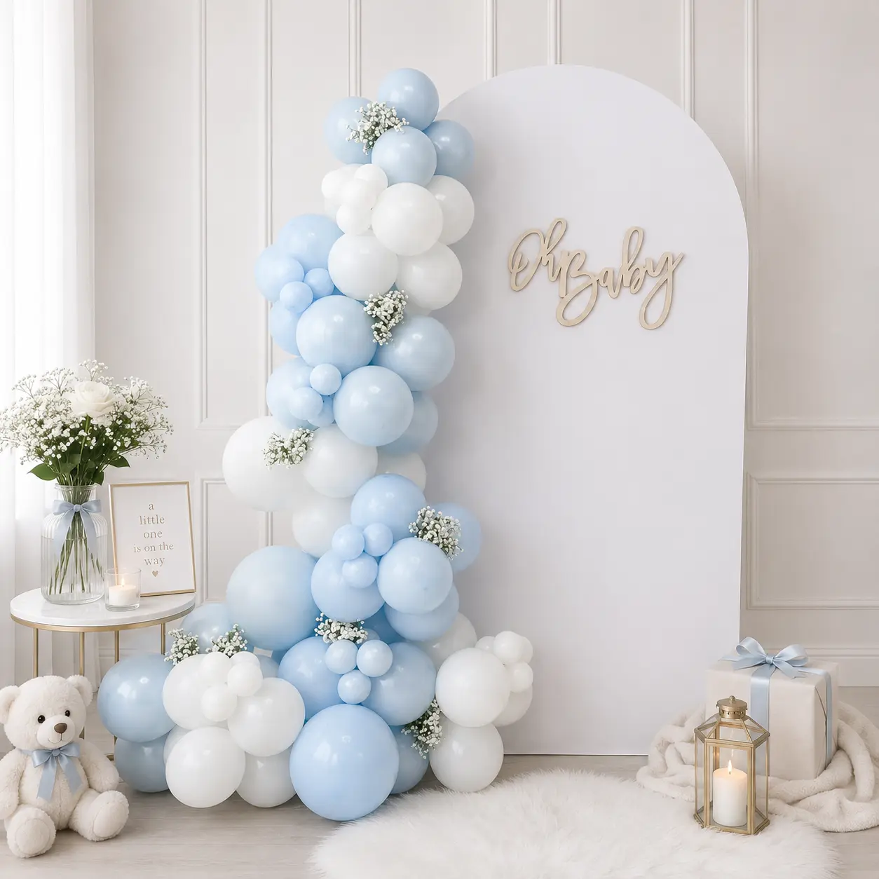 Blue Skies Balloon Garland 3-in-1 Kit