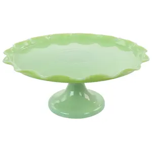 Martha Stewart Jadeite Glass Cake Stand