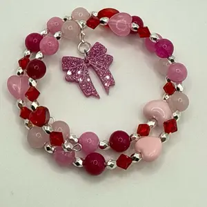 Live Reveal (3 bracelets) The Life of a Sparkle Girl Bracelet with High-Quality Glass Beads for Everyday Wear
