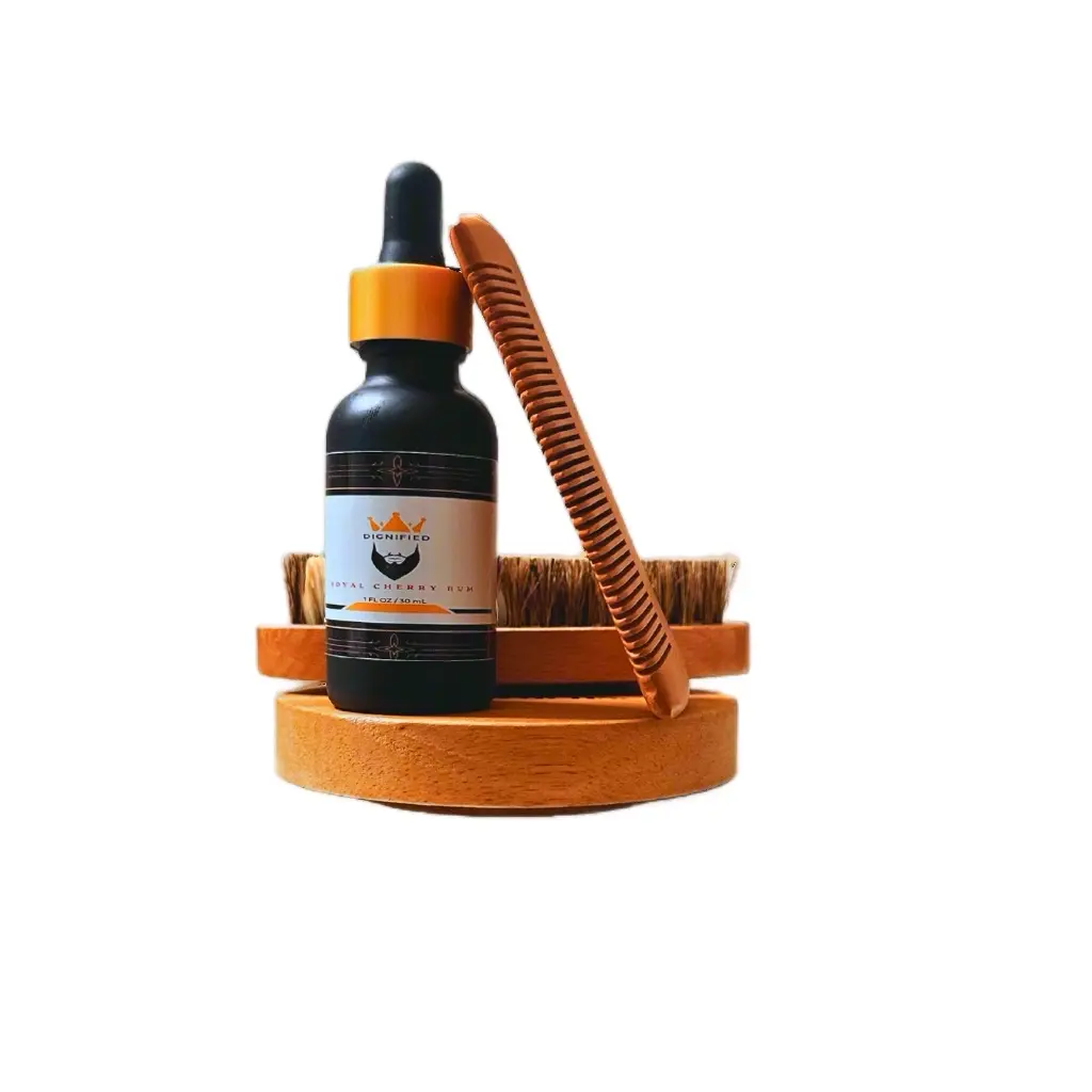 Ultimate Grooming Trio Bundle - Premium Beard Oil, Beard Comb & Brush - Hair Care, Comfort