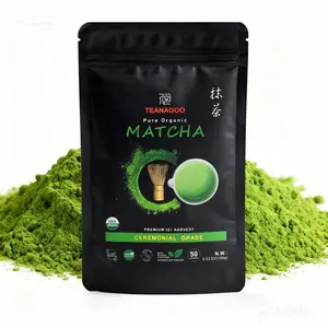 TEANAGOO Organic Ceremonial Grade Matcha Powder | First-Harvest, Vegan, Sugar-Free, Gluten-Free, Rich in Antioxidants & L-Theanine