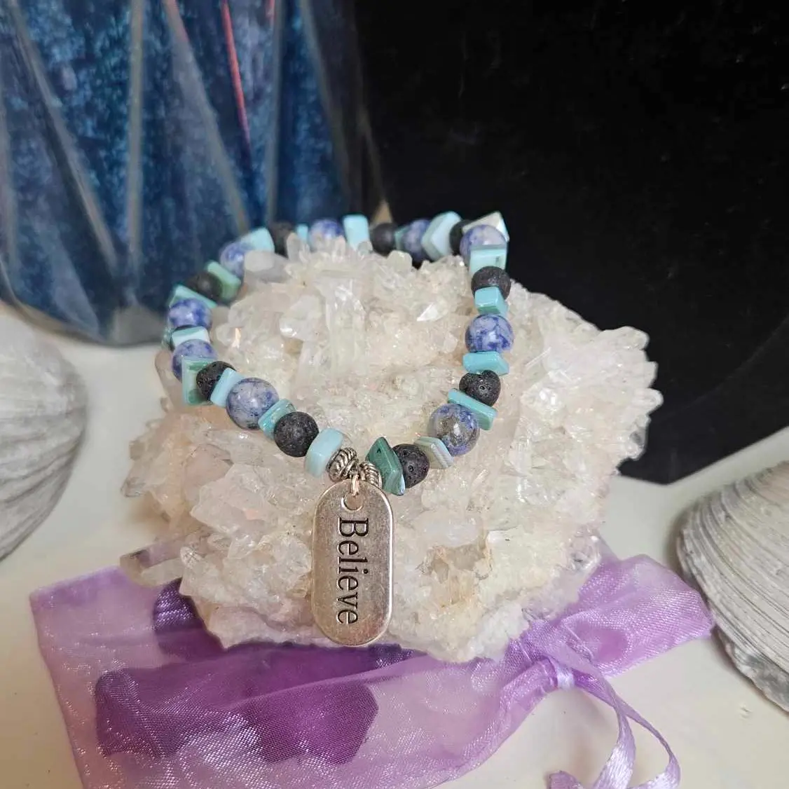 Believe Sodalite Bracelet