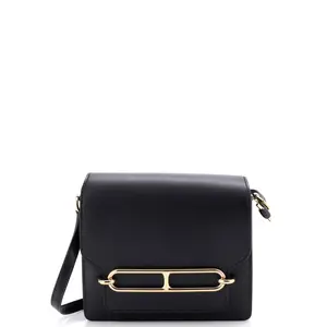 Pre-owned HERMÈS material Messenger Bags Hermes Roulis Bag Swift 18 by Rebag