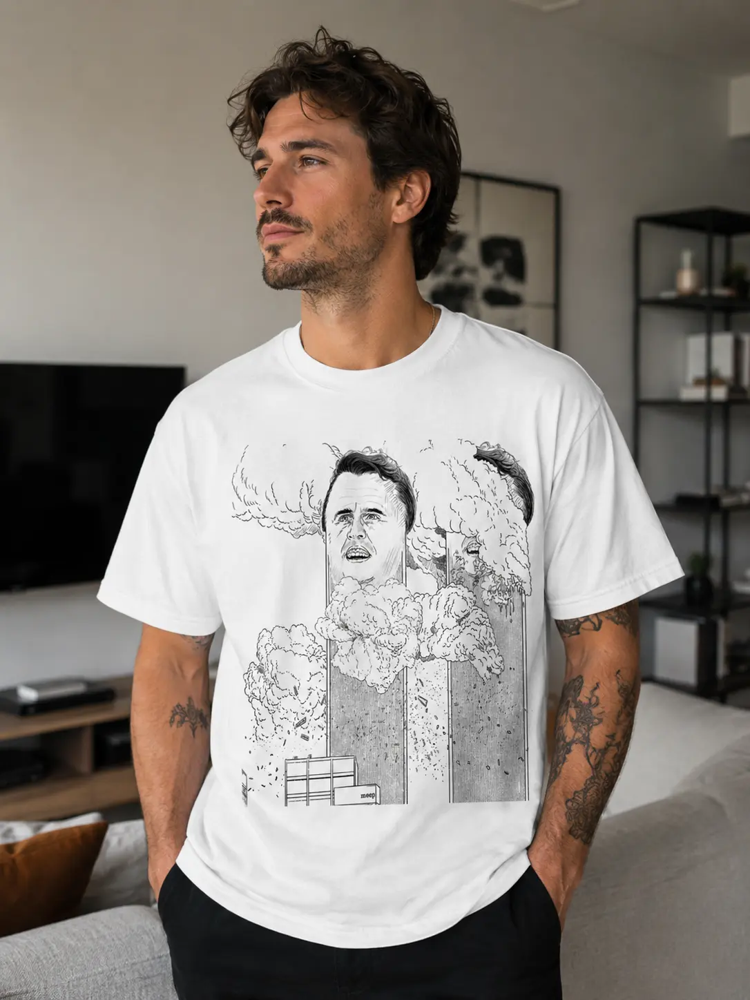 Funny Kirk 9/11 Memorial Graphic Shirt
