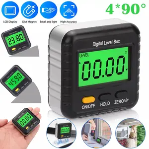 Magnetic Digital Level Box LCD Angle Finder Protractor Inclinometer Bevel Gauge - High-Quality Tool for Precise Measurements